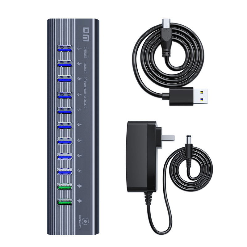 Dr. Phone-LUXWALLET SpeedLink Nexus - 2x USB-C Poorten + 9 USB 3.0 Poorten - Dataoverdracht + Laden - Kantoor Hub - Type C - Zilver€ 49,95€ 41,28Hub