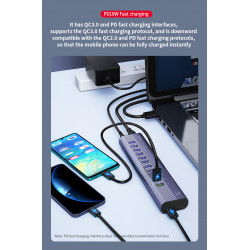 Dr. Phone-LUXWALLET SpeedLink Nexus - 2x USB-C Poorten + 9 USB 3.0 Poorten - Dataoverdracht + Laden - Kantoor Hub - Type C - Zilver€ 49,95€ 41,28Hub