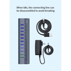 Dr. Phone-LUXWALLET SpeedLink Nexus - 2x USB-C Poorten + 9 USB 3.0 Poorten - Dataoverdracht + Laden - Kantoor Hub - Type C - Zilver€ 49,95€ 41,28Hub