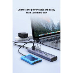 Dr. Phone-LUXWALLET SpeedLink Nexus - 2x USB-C Poorten + 9 USB 3.0 Poorten - Dataoverdracht + Laden - Kantoor Hub - Type C - Zilver€ 49,95€ 41,28Hub