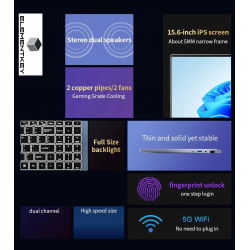 Dr. Phone-ELEMENTKEY PixelPro3 – 15.6 Inch Laptop – I9-10980HK – 64GB RAM – 1000GB SSD – Vingerafdrukscanner – Ultrabook - Grijs€ 1.349,95€ 1.115,66ElementkeyLaptop