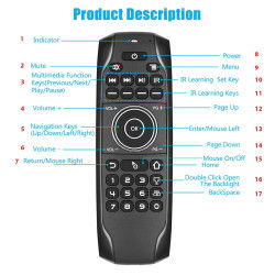 Dr. Phone-Elementkey G7BTS – Ergonomische Bluetooth 5.0 Air Muis – Verlichting - Draadloze Gyro Muis – Ingebouwde Accu€ 34,95€ 28,88ElementkeyAfstandsbediening