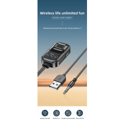 Dr. Phone-DrPhone FlexiSound - 2 in 1 - Draadloos 5.1 - Ontvang & Verstuur Geluid - Tot 10 Meter - Lijn Lengte 1M - USB Poort - Zwart€ 19,95€ 16,49DrPhone(Bluetooth) Transmitters