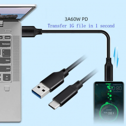 Dr. Phone-DrPhone UCA2 USB C naar USB A 3.1/USB 3.2 Gen 2 kabel - 10Gbps datasynchronisatie - 60W 3A Snel Opladen – 1M€ 12,95€ 10,70Computer kabels8720118722022
