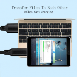 Dr. Phone-DrPhone UCA2 USB C naar USB A 3.1/USB 3.2 Gen 2 kabel - 10Gbps datasynchronisatie - 60W 3A Snel Opladen – 1M€ 12,95€ 10,70Computer kabels8720118722022