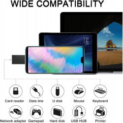 Dr. Phone-DrPhone TA1 USB C naar USB 3.0 OTG Adapter – Type C mannelijk naar USB 3.0 Vrouwelijk Converter – Zilver€ 7,95€ 6,57OTG 8720118722060