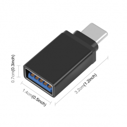 Dr. Phone-DrPhone TA1 USB C naar USB 3.0 OTG Adapter – Type C mannelijk naar USB 3.0 Vrouwelijk Converter – Zilver€ 7,95€ 6,57OTG 8720118722060