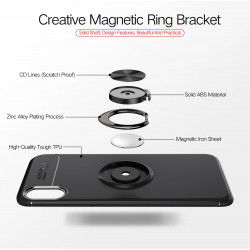 Dr. Phone-DrPhone SPC - Back Cover - TPU - Hoesje Met Ringhouder - Volledige bescherming - Magnetisch - Geschikt voor Iphone XR - Rood€ 9,95€ 8,22Apple