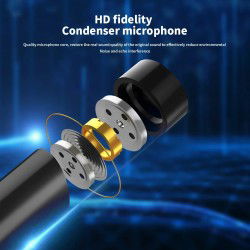 Dr. Phone-DrPhone MPM - Mini Microfoon Met Houder - USB - Verstelbaar - Plug & Play - Compact - Plastic - Zwart€ 9,95€ 8,22DrPhoneMicrofoon