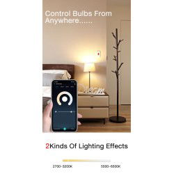 Dr. Phone-DrPhone SmartLED5 E27 Smart Lamp - Slimme Verlichting - 15W - RBG+CW+WW - Wifi 2.4Ghz - Led Lamp€ 20,95€ 17,31DrPhoneVerlichting8720118091043