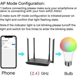 Dr. Phone-DrPhone SmartLED5 E27 Smart Lamp - Slimme Verlichting - 15W - RBG+CW+WW - Wifi 2.4Ghz - Led Lamp€ 20,95€ 17,31DrPhoneVerlichting8720118091043