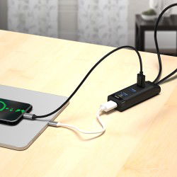 Dr. Phone-LUXWALLET BlazePort – 4-poorts USB 3.0 Hub Hub – Hoge Transfer Snelheid - Compatibiliteit met Desktop – Zwart€ 17,95€ 14,83Hub