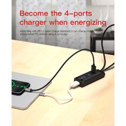 Dr. Phone-LUXWALLET BlazePort – 4-poorts USB 3.0 Hub Hub – Hoge Transfer Snelheid - Compatibiliteit met Desktop – Zwart€ 17,95€ 14,83Hub