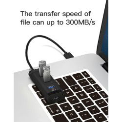 Dr. Phone-LUXWALLET BlazePort – 4-poorts USB 3.0 Hub Hub – Hoge Transfer Snelheid - Compatibiliteit met Desktop – Zwart€ 17,95€ 14,83Hub
