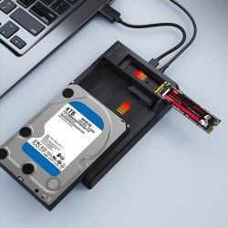 Dr. Phone-DrPhone DriveLink Pro - M.2 PCIe, SATA 2.5 Inch En 3.5 Inch Hard Drive Docking Station – USB 3.2 10 Gbps€ 59,95€ 49,55Harde Schijf Behuizing