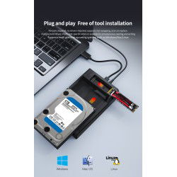 Dr. Phone-DrPhone DriveLink Pro - M.2 PCIe, SATA 2.5 Inch En 3.5 Inch Hard Drive Docking Station – USB 3.2 10 Gbps€ 59,95€ 49,55Harde Schijf Behuizing