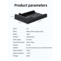 Dr. Phone-DrPhone DriveLink Pro - M.2 PCIe, SATA 2.5 Inch En 3.5 Inch Hard Drive Docking Station – USB 3.2 10 Gbps€ 59,95€ 49,55Harde Schijf Behuizing