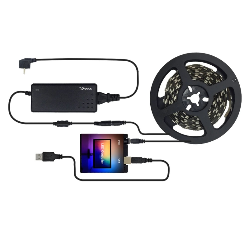 Dr. Phone-DrPhone AuraGlow Pro - Ambient Monitor / TV Beweegbare LED Lampen (enkel voor Windows) - 3 Meter€ 44,95€ 37,15DrPhoneVerlichting