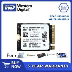 Dr. Phone-Western Digital - MSATA SN740 2TB - M.2 SSD 2230 Nvme Pcie Gen 4X4 Ssd Voor Microsoft Surface Prox / Laptop 3 Steamdeck€ 219,95€ 181,78Interne Harde Schijf