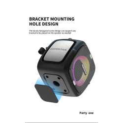 Dr. Phone-DrPhone SolarFlare – Karaoke Bluetooth Speaker – Twee Microfoons – Bluetooth 5.0 – Met RGB Verlichting€ 154,95€ 128,06Draadloze speaker
