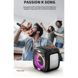 Dr. Phone-DrPhone SolarFlare – Karaoke Bluetooth Speaker – Twee Microfoons – Bluetooth 5.0 – Met RGB Verlichting€ 154,95€ 128,06Draadloze speaker