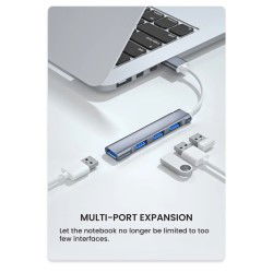 Dr. Phone-DrPhone ONVIA2 - Mini Aluminium USB 3.0 + 2.0 HUB – Adapter - 4 Poorten Dock - Extra USB Poort Aansluitingen - USB 3.0 – Zilver€ 14,95€ 12,36DrPhoneHub / Adapter8720118013243