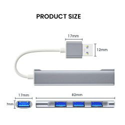 Dr. Phone-DrPhone ONVIA2 - Mini Aluminium USB 3.0 + 2.0 HUB – Adapter - 4 Poorten Dock - Extra USB Poort Aansluitingen - USB 3.0 – Zilver€ 14,95€ 12,36DrPhoneHub / Adapter8720118013243