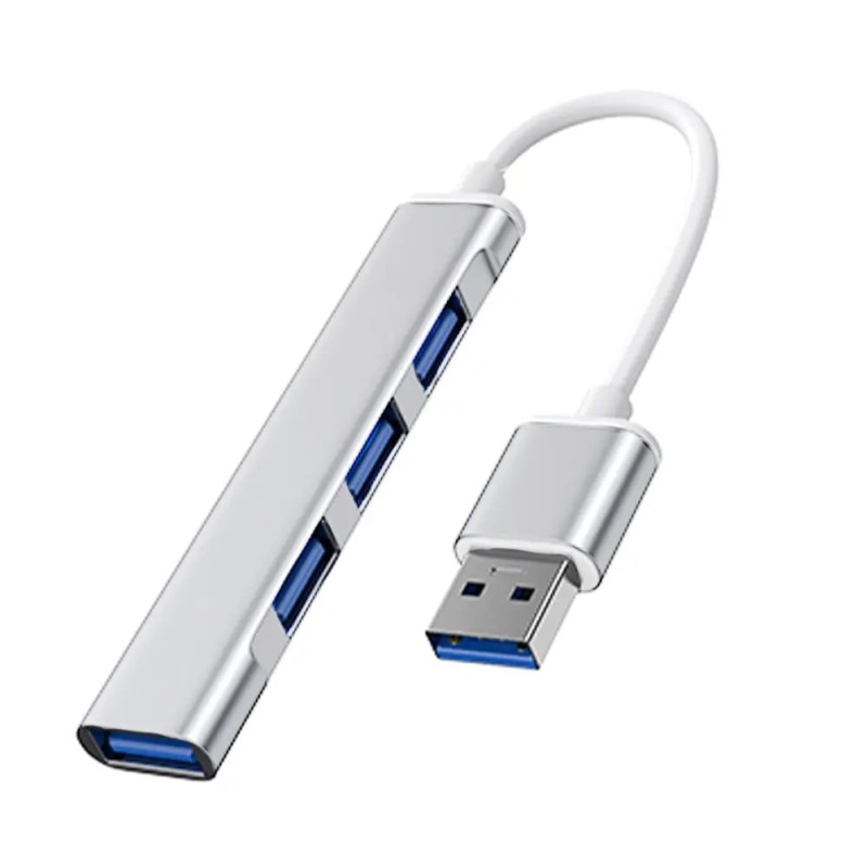 Dr. Phone-DrPhone ONVIA2 - Mini Aluminium USB 3.0 + 2.0 HUB – Adapter - 4 Poorten Dock - Extra USB Poort Aansluitingen - USB 3.0 – Zilver€ 14,95€ 12,36DrPhoneHub / Adapter8720118013243