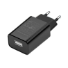 DrPhone LS5 - Gecertificeerde Universele USB Lader - 5W Lader - wandlader - 5V/1A - Thuislader - Adapter - Zwart