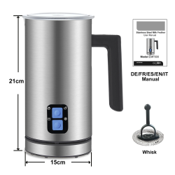 Dr. Phone-DrPhone CreamCraft – 4 In 1 Melkopschuimer - Elektrische Melkopschuimer – Melk Verwarmer - Zilver€ 89,95€ 74,34Koffie