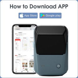 Dr. Phone-DrPhone LabelMate - Draagbare Labelprinter – Zonder Inkt – Mobiele App - Print Breedte 20-50mm - 203dpi - 1500mAh€ 59,95€ 49,55Printer