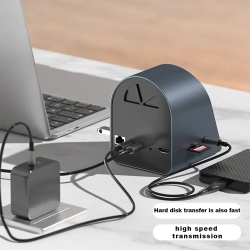 Dr. Phone-DrPhone PowerBoost – 9 In 1 Hub – 15W Draadloos Opladen – 3x USB 3.0 – Kaartlezer – USB-C 100W – HDMI 4K– RJ45 Gigabit Poort€ 79,95€ 66,07Hub
