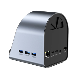 Dr. Phone-DrPhone PowerBoost – 9 In 1 Hub – 15W Draadloos Opladen – 3x USB 3.0 – Kaartlezer – USB-C 100W – HDMI 4K– RJ45 Gigabit Poort€ 79,95€ 66,07Hub