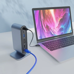 Dr. Phone-DrPhone XtremeHub – 12 In 1 USB-C Hub – 4x USB 3.0 – HDMI – VGA – Kaartlezer – Ethernet Gigabit – 3.5MM Audio – Zilver€ 74,95€ 61,94Hub