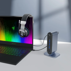 Dr. Phone-DrPhone XtremeHub – 12 In 1 USB-C Hub – 4x USB 3.0 – HDMI – VGA – Kaartlezer – Ethernet Gigabit – 3.5MM Audio – Zilver€ 74,95€ 61,94Hub
