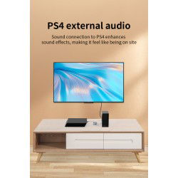 Dr. Phone-DrPhone FxSound - USB externe geluidskaart naar 3.5mm audio microfoon / audio interface AUX adapter 7.1€ 14,95€ 12,36DrPhoneAudio kabel