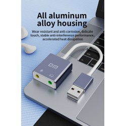 Dr. Phone-DrPhone FxSound - USB externe geluidskaart naar 3.5mm audio microfoon / audio interface AUX adapter 7.1€ 14,95€ 12,36DrPhoneAudio kabel