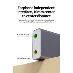 Dr. Phone-DrPhone FxSound - USB externe geluidskaart naar 3.5mm audio microfoon / audio interface AUX adapter 7.1€ 14,95€ 12,36DrPhoneAudio kabel