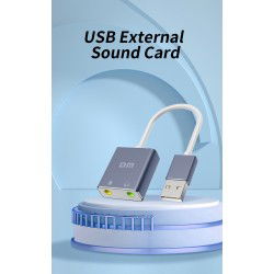 Dr. Phone-DrPhone FxSound - USB externe geluidskaart naar 3.5mm audio microfoon / audio interface AUX adapter 7.1€ 14,95€ 12,36DrPhoneAudio kabel