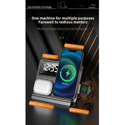 Dr. Phone-DrPhone FlexiCharge 5-in-1 - Draadloze Oplader - 15W Max - Alle smartphones / iOS Smartwatch (serie 1- 8) - Zwart€ 54,95€ 45,41DrPhoneDockingstation