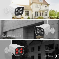Dr. Phone-DrPhone GuardWatch – Security Surveillance Camera Kit– IP66 Waterdicht – Tuya App/Smart Life – Bewegingsdetectie – Nachtzicht€ 279,95€ 231,36IP Camera