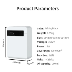 Dr. Phone-DrPhone AuraMist – Luchtbevochtiger – 2.4 Ghz Wifi Aroma Diffuser – Mobiele App – Timingfunctie – AromaTherapie - Zwart€ 89,95€ 74,34Luchtbevochtigers (Humidifier)