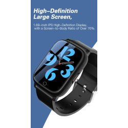 Dr. Phone-DrPhone ZONE4 - 4G Sim -Real Time GPS Smartwatch 1.69 Inch Grote Kleurenscherm - SOS Knop - Videobellen - GPS App - Zwart€ 94,95€ 78,47DrPhone4G Smartwatches