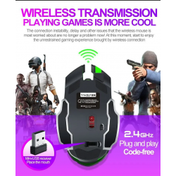 Dr. Phone-Elementkey M1 - Wireless Gaming Muis - Oplaadbaar + Draadloos - LED - 6 knoppen - 2400 DPI - USB Optische Ergonomische – Zwart€ 27,95€ 23,10ElementkeyMuis8720118009253