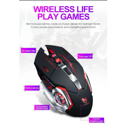Dr. Phone-Elementkey M1 - Wireless Gaming Muis - Oplaadbaar + Draadloos - LED - 6 knoppen - 2400 DPI - USB Optische Ergonomische – Zwart€ 27,95€ 23,10ElementkeyMuis8720118009253