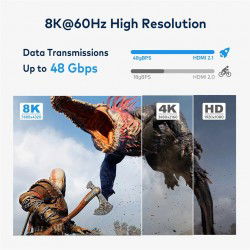 Dr. Phone-DrPhone AudioLink2 - HDMI 2.1 Audio Extractor - 4K 120Hz 8K 60Hz - Splitter / Converter Ontvanger - Atmos voor PS5/KPN/Ziggo€ 59,95€ 49,55DrPhoneAudio-extractors