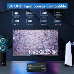 Dr. Phone-DrPhone AudioLink2 - HDMI 2.1 Audio Extractor - 4K 120Hz 8K 60Hz - Splitter / Converter Ontvanger - Atmos voor PS5/KPN/Ziggo€ 59,95€ 49,55DrPhoneAudio-extractors