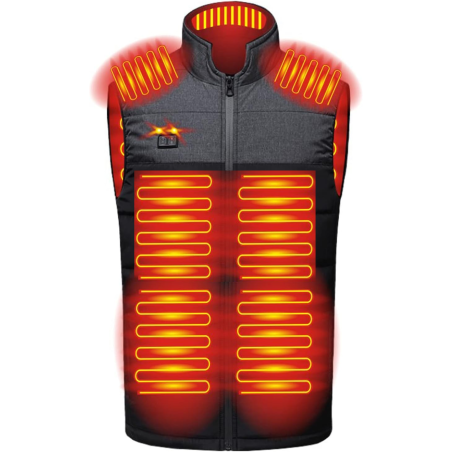 Dr. Phone-DrPhone HeatShield – Elektrisch Verwarmde Bodywarmer Voor Mannen Met 13 Zones – Oplaadbaar – Maat L– Wasbaar - Zwart€ 49,95€ 41,28Elektrisch (Verwarmde) Bodywarmer
