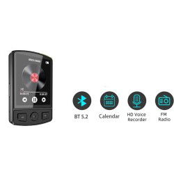 Dr. Phone-DrPhone MX7 Audio MP3/ MP4 Speler met Clip & Scherm - Bluetooth 5.2 - 8GB Interne Geheugen – Zwart€ 44,95€ 37,15MP3/MP4 Speler8720118617755