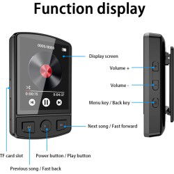Dr. Phone-DrPhone MX7 Audio MP3/ MP4 Speler met Clip & Scherm - Bluetooth 5.2 - 8GB Interne Geheugen – Zwart€ 44,95€ 37,15MP3/MP4 Speler8720118617755
